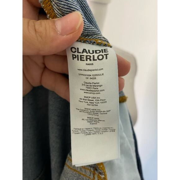 Claudie Pierlot Roulie Belted Denim Dress - Picture 8 of 8